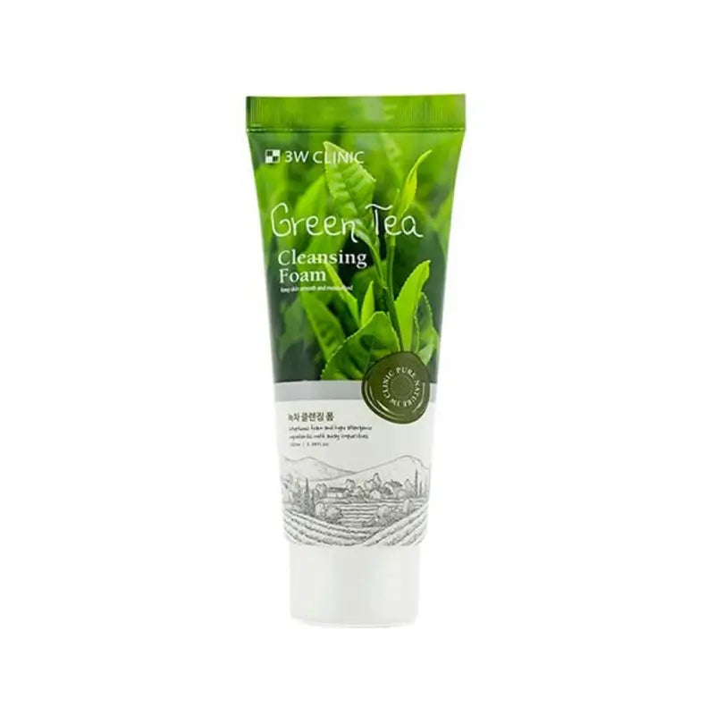 3W Clinic Green Tea Foam Cleansing 100ml