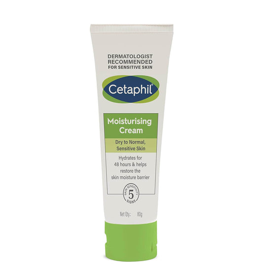 Cetaphil Moisturizing Cream Dry To Normal Sensitive Skin 80g