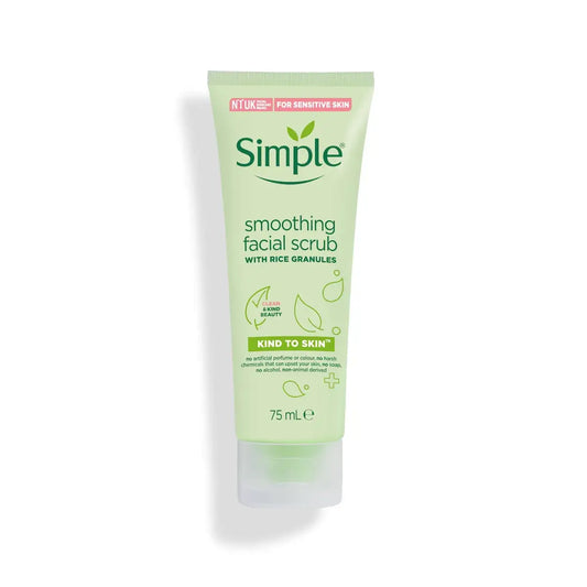 Simple Smoothing Facial Scrub With Rice Granules 75ml