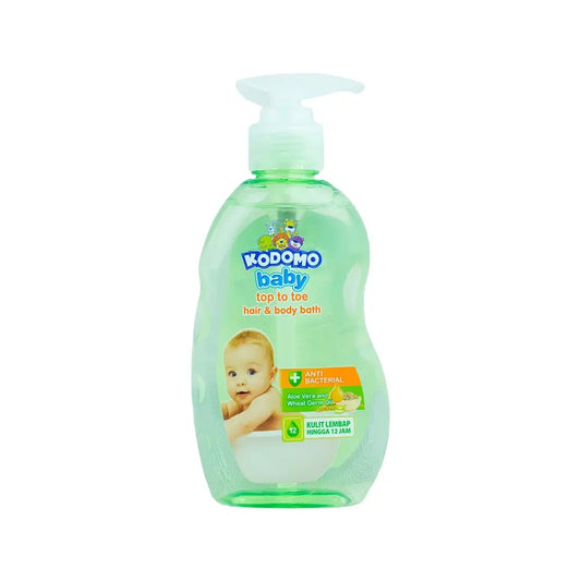 Kodomo Top To Toe Anti Bacterial Hair & Body Bath 400ml
