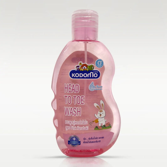 Kodomo Head To Toe Wash 200ml (Pink)