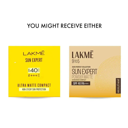 Lakme Sun Expert Ultra Matte SPF 40 PA+++ Compact