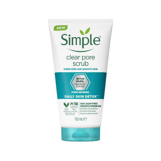 Simple clear pore scrub 150ml