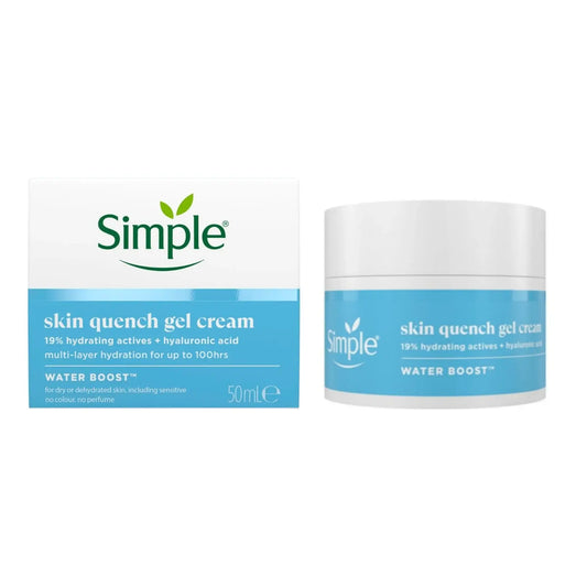 Simple Water Boost Skin Quench Gel Cream With Hyaluronic Acid 50ml