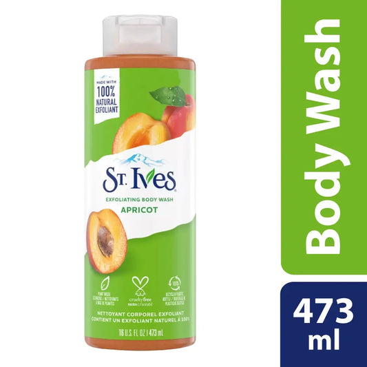 St. Ives Exfoliating Body Wash Apricot 473ml