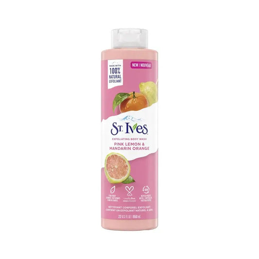 St.Ives Pink Lemon & Mandarin Orange Exfoliating Body Wash 650ml