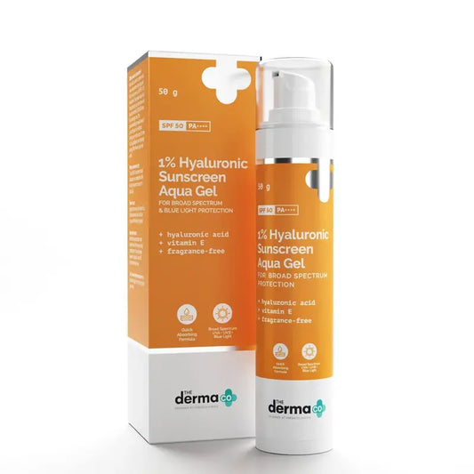 The Derma Co 1% Hyaluronic Sunscreen Aqua Gel 50g