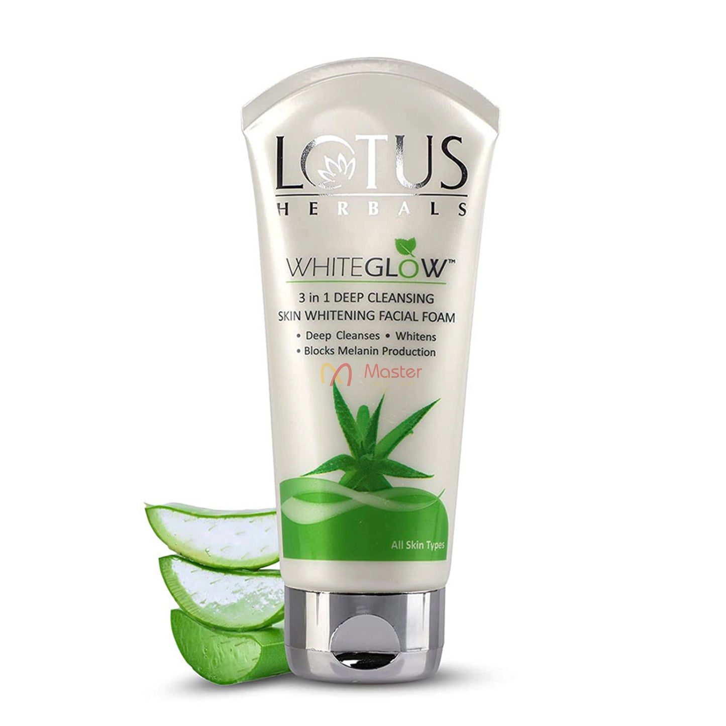Lotus Herbals Whiteglow 3 in 1 Deep Cleaning Skin Whitening Facial Foam 100g