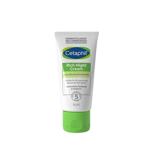 Cetaphil Rich Night Cream for Dry To Very Dry Sensitive Skin 50g