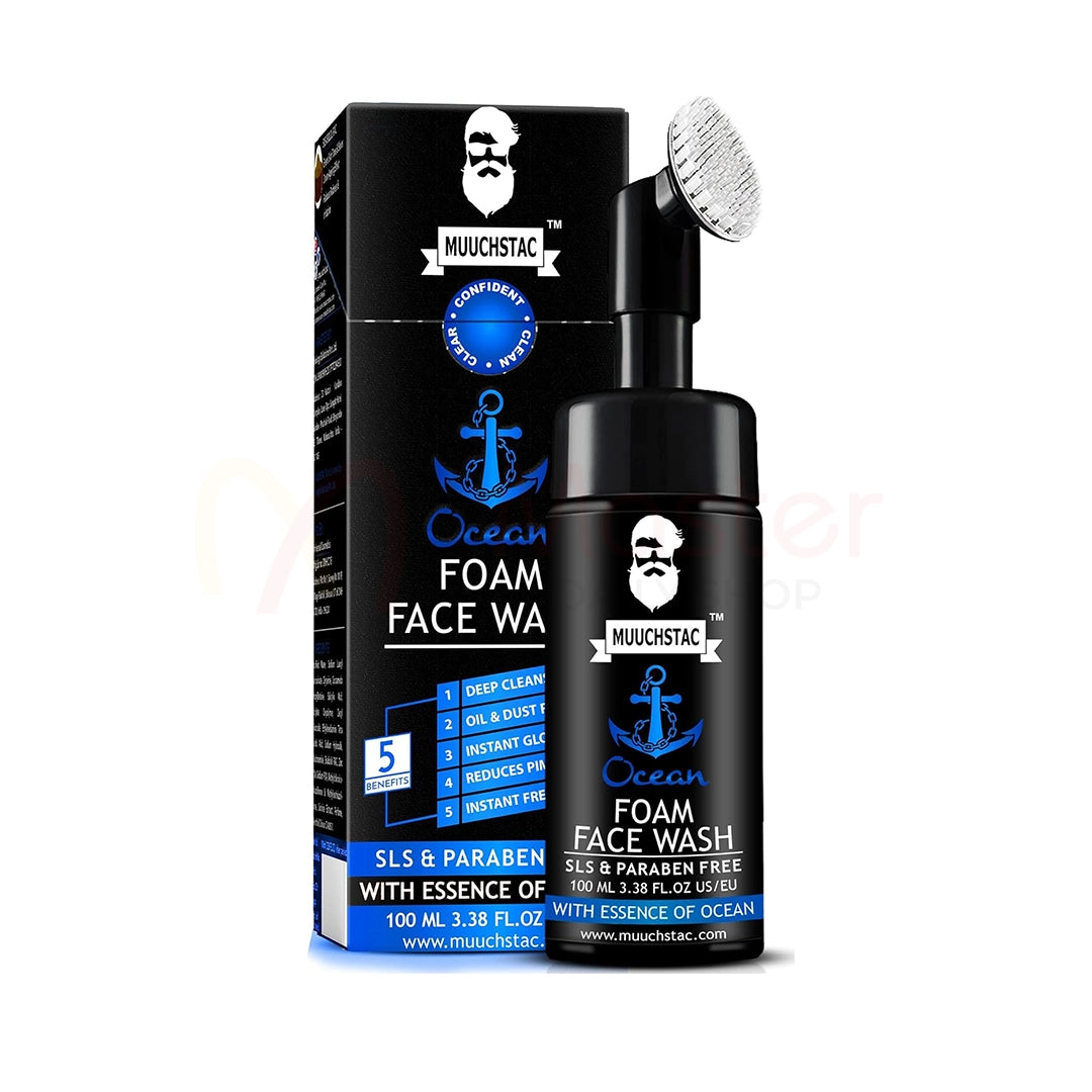 Muuchstac Ocean Foam Face Wash for Men 100ml