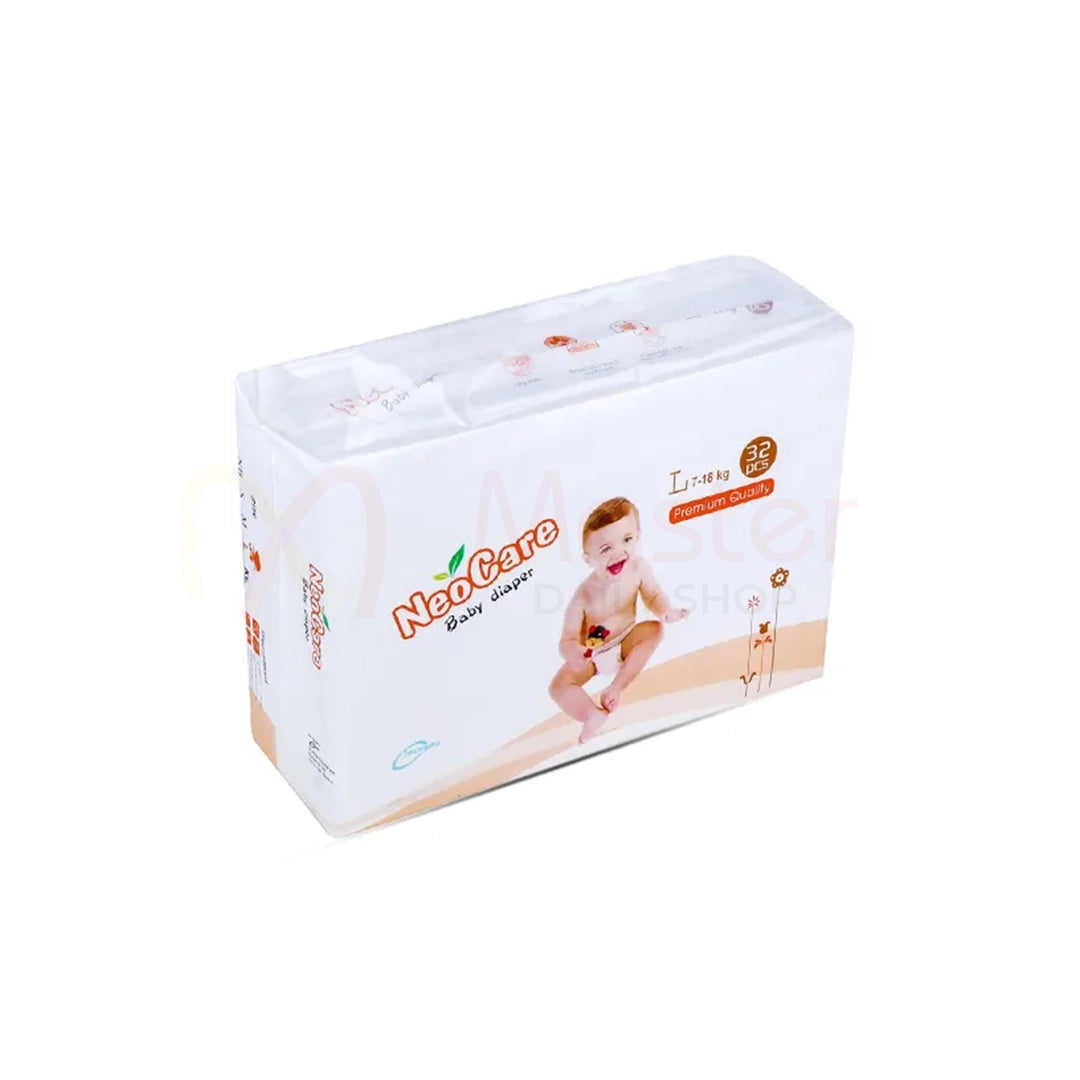 Neocare Premium Belt System Baby Diaper (L) 7-18 kg (30 Pcs)