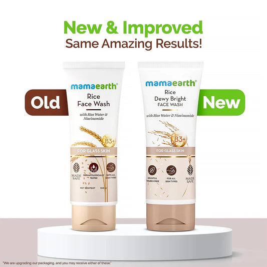Mamaearth Rice Dewy Bright Face Wash 100ml