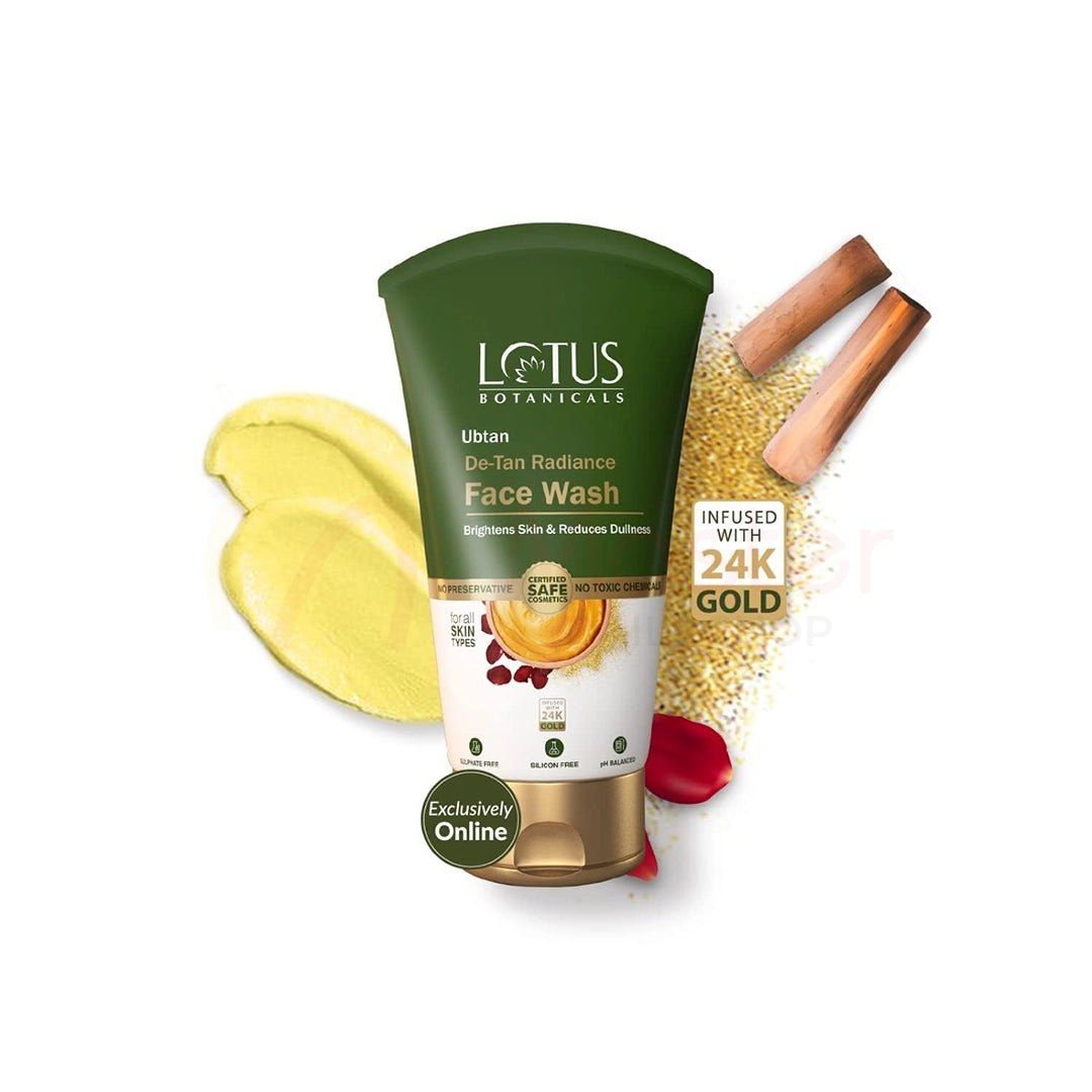 Lotus Ubtan De-Tan Radiance Face Wash 100ml