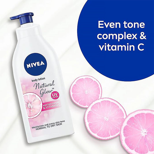 Nivea natural glow body lotion 625ml