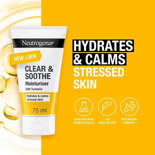 Neutrogena Clear & Soothe Moisturizer With Turmeric 75ml