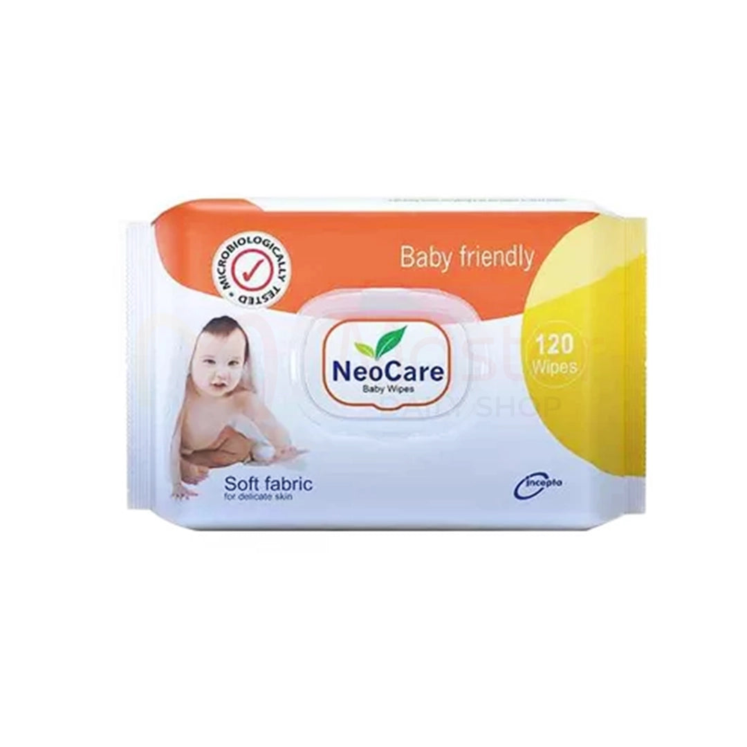 Neocare Soft Fabric Baby Friendly Baby Wipes 120pcs