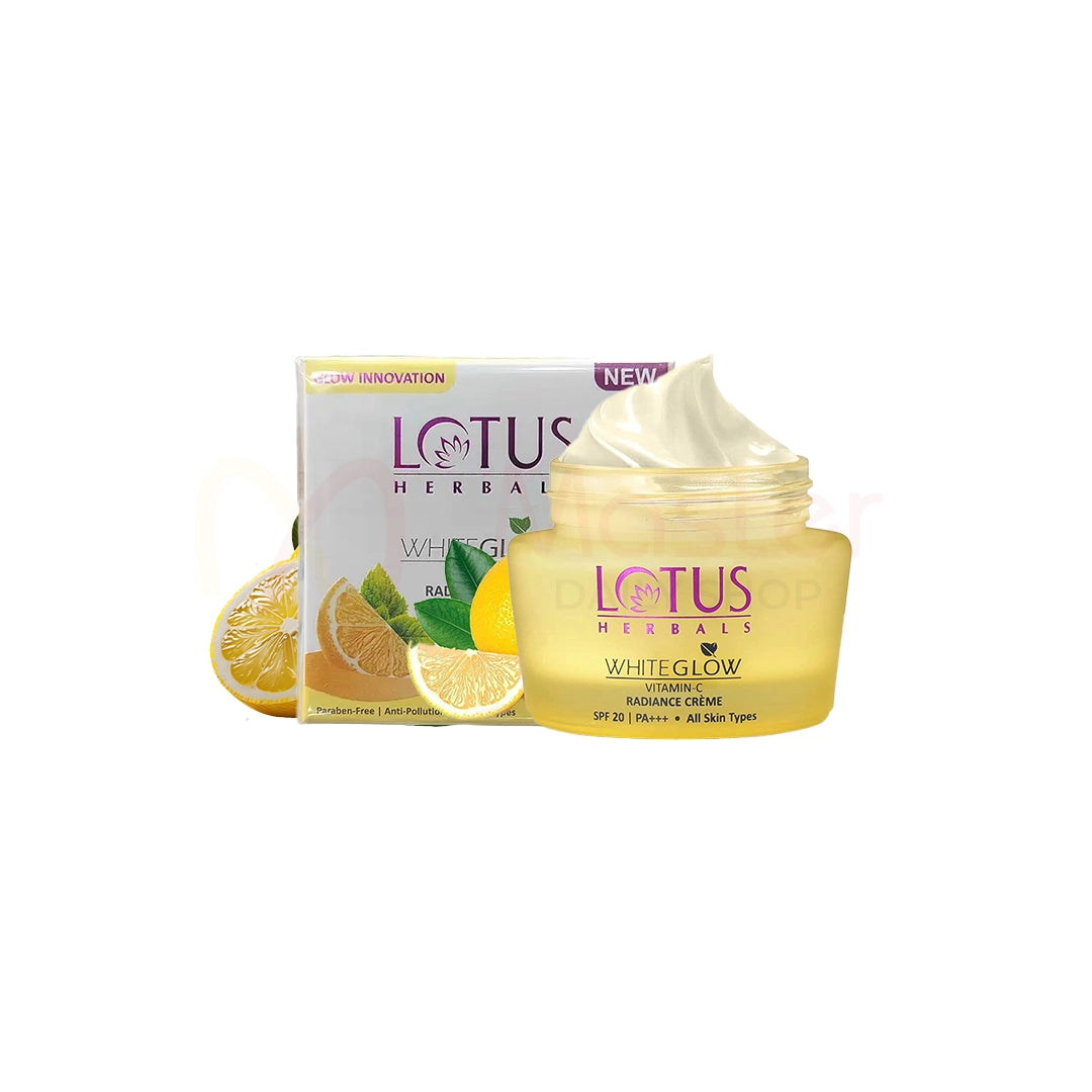 Lotus Herbals Whiteglow Vitamin-C Radiance Cream Spf 20 PA+++ 35g