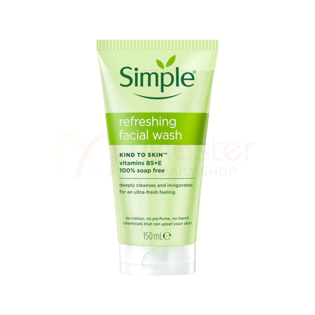 Simple Kind to Skin Refreshing Facial Wash Gel 150ml