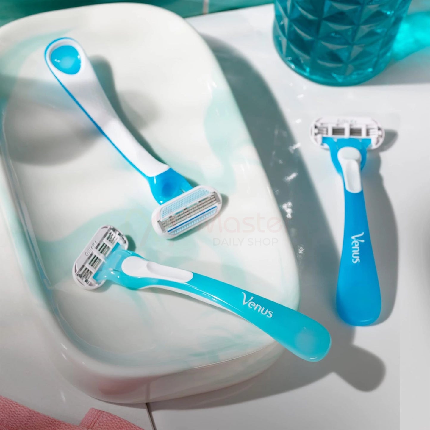 Gillette Venus Oceana Women's Disposable 3 Razors With Blade