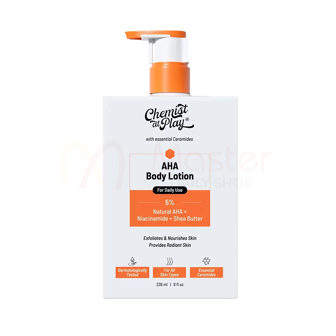 Chemist At Play AHA Body Lotion With Niacinamide+Shea Butter 236ml