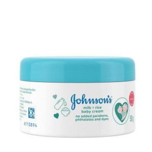 Johnson's Baby Milk and Rice Cream 50g