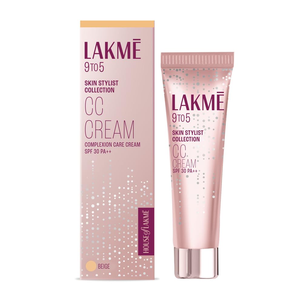 Lakme 9 To 5 CC Complexion Care Cream SPF 30 PA++ 30g – 01 Beige
