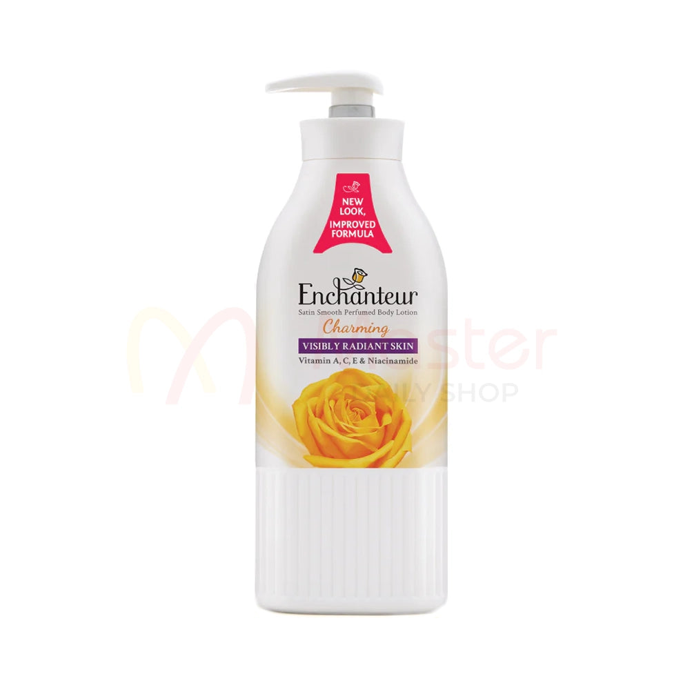 Enchanteur Charming Visibly WhiterSkin Lotion Vitamin A C E & Niacinamide, 400ML