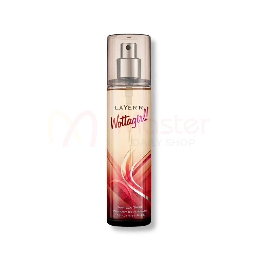 Layerr Wottagirl Vanilla Twist Body Spray For Women 135ml