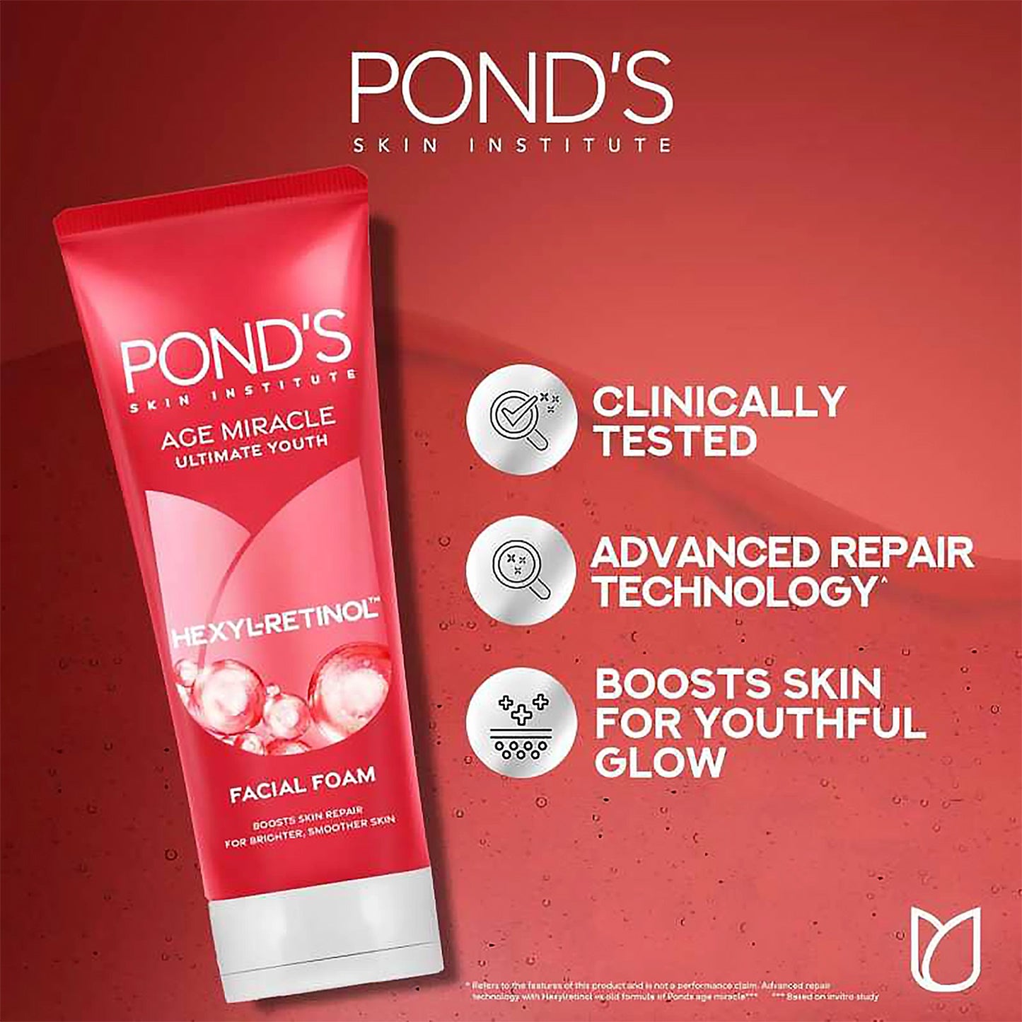 Pond's Age Miracle Ultimate Youth Facial Foam with Hexyl-Retinol 90g