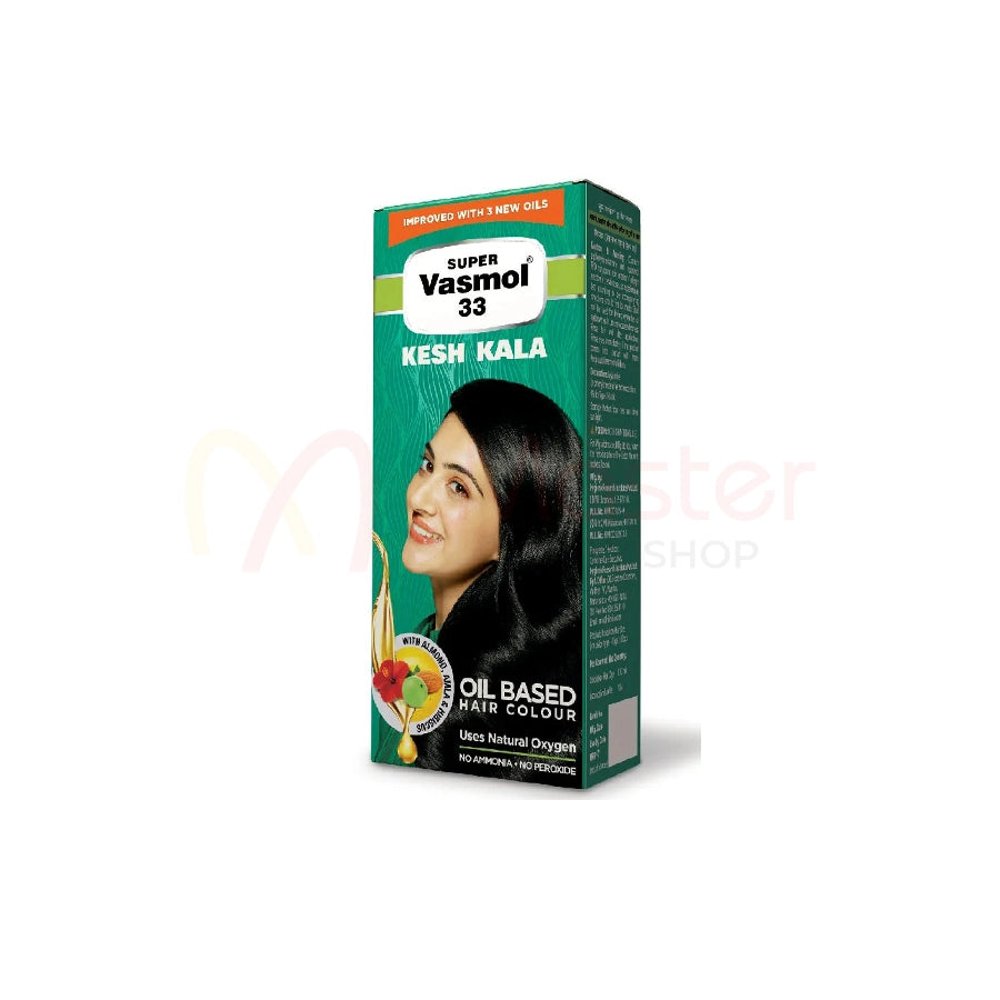 Super Vasmol 33 Kesh Kala Oil Based Hair Colour - 50ml