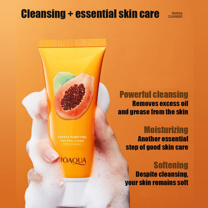 Bioaqua Papaya Purifying Moisturizing Cleanser FaceWash 100g