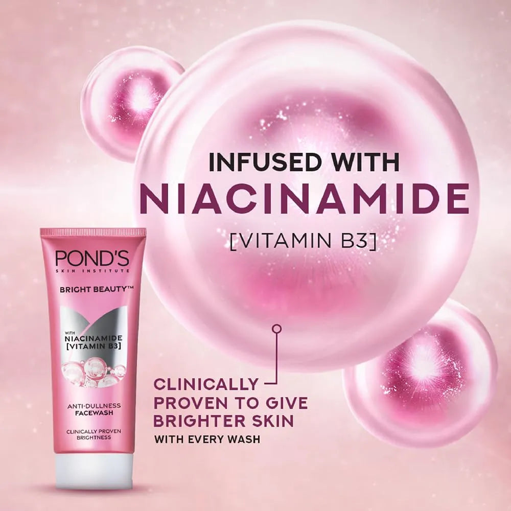 Ponds Bright Beauty Anti Dullness Face Wash 100g