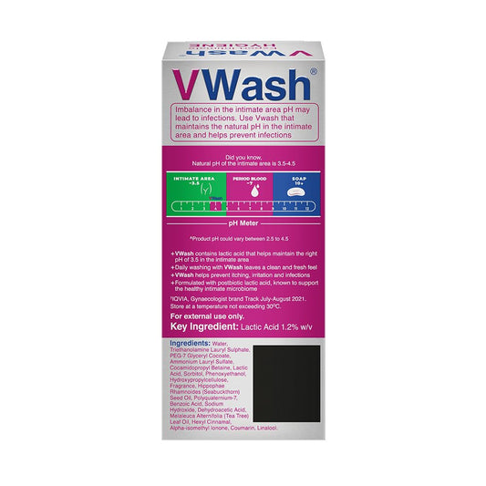 VWash Intimate Hygiene Wash 100ml