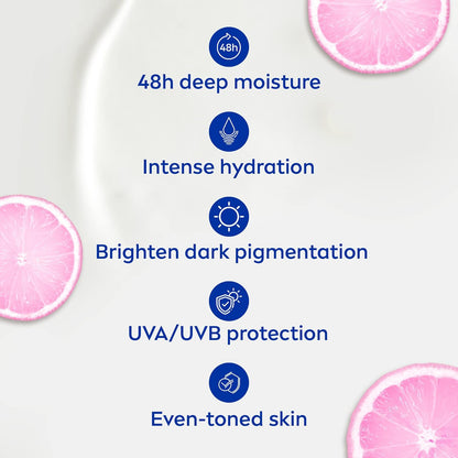 Nivea natural glow body lotion 625ml