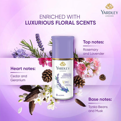 Yardley London English Lavender Roll-On 50ml