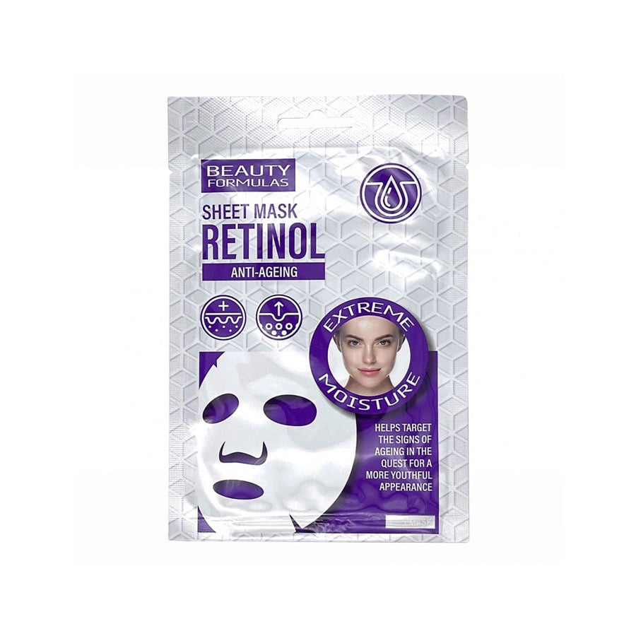 Beauty Formulas Retinol Anti-Ageing Sheet Mask 1pc