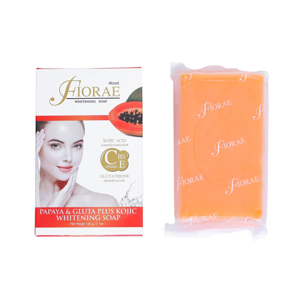 Fiorae Papaya And Gluta Plus Kojic Whitening Soap 165 gm