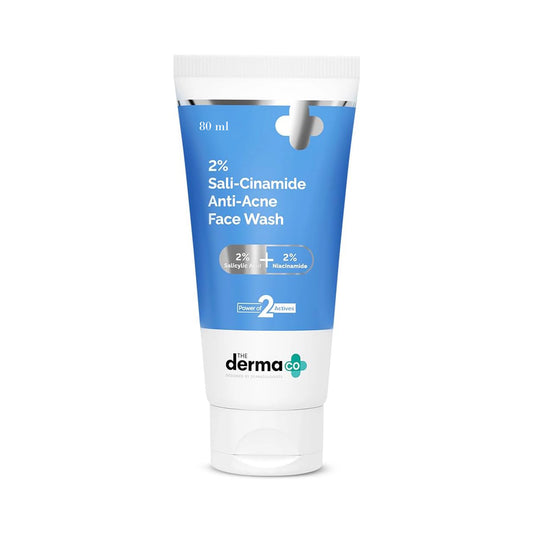 The Derma Co 2% Sali-Cinamide Anti-Acne Face Wash 80ml