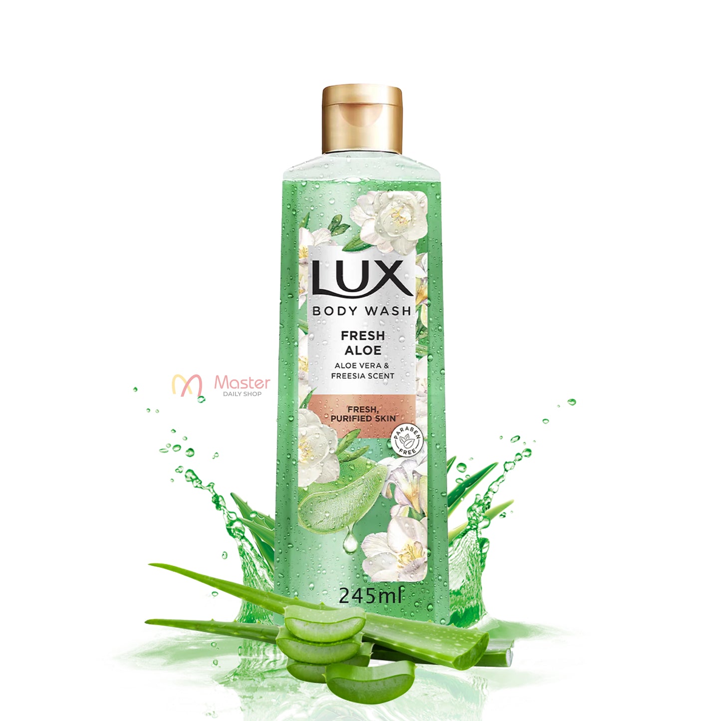 Lux Body Wash Fresh Aloe 245ml