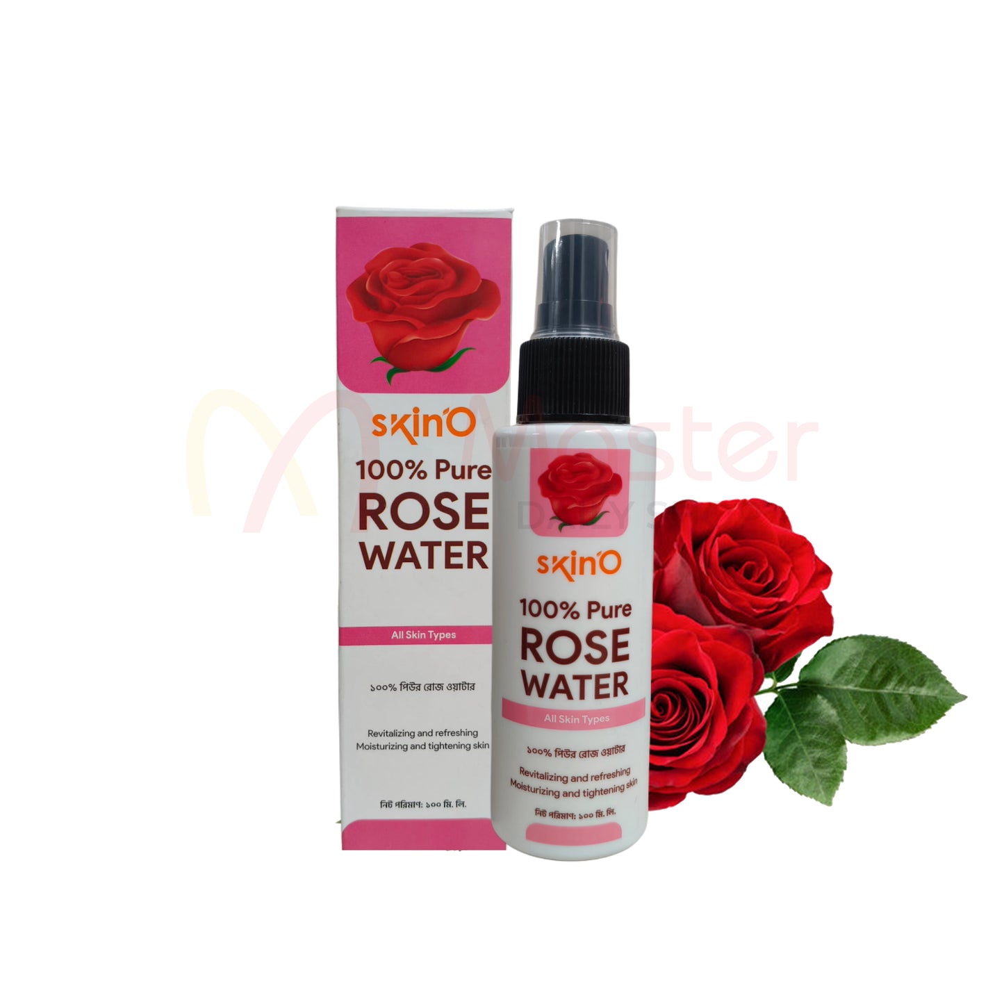 skinO 100% Pure Rose Water 100ml