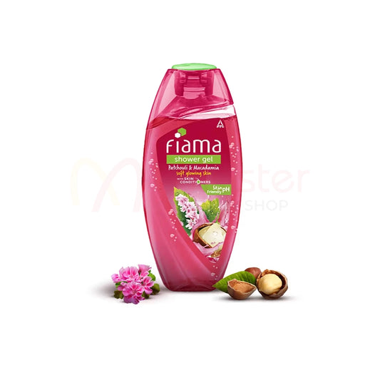 Fiama Patchouli & Macadamia Shower Gel With Skin Conditioners for Soft Glowing Skin 250ml