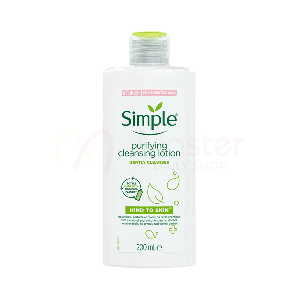 Simple Kind To Skin Purifying Cleansing Lotion 200ml