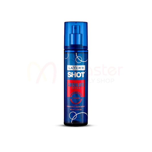 Layerr Shot Absolute Series Power Body Spray For Men 135ml