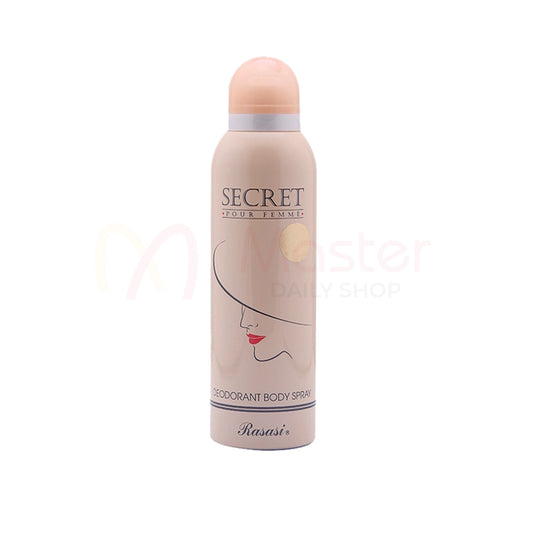 Rasasi Secret Deodorant Body Spray for Women 200ml