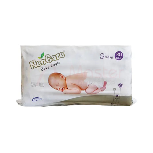 Neocare Premium Belt System Baby Diaper (S) 3-6 kg (30 Pcs)