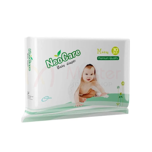 Neocare Premium Belt System Baby Diaper (M) 4-9kg (30pcs)