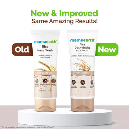Mamaearth Rice Dewy Bright Face Wash 100ml