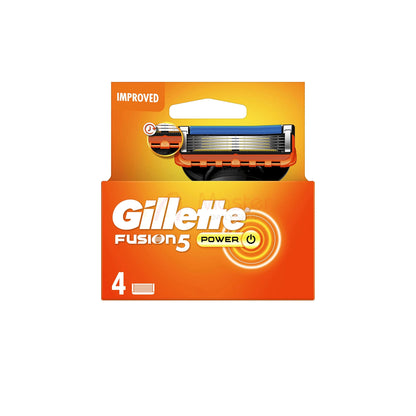 Gillette Fusion5 Men's Razor Power  Blade Refills 4