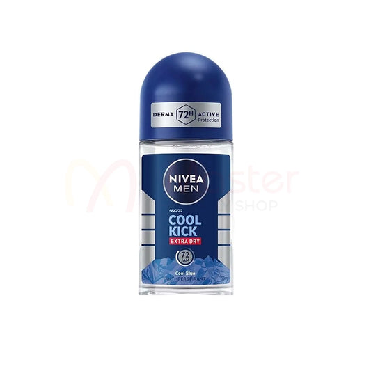 Nivea Men Cool Kick Extra Dry 72H Anti Perspirant Deodorant Roll on 50ml