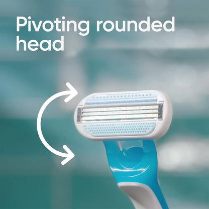 Gillette Venus Oceana Women's Disposable 3 Razors With Blade